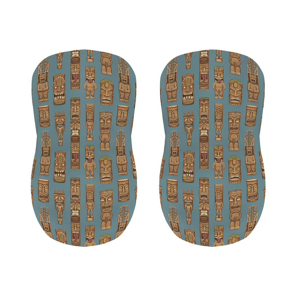 Tiki Totem Pattern Print Bar Stool Covers