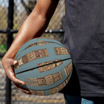 Tiki Totem Pattern Print Basketball