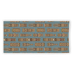 Tiki Totem Pattern Print Beach Towel