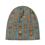 Tiki Totem Pattern Print Beanie