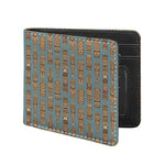 Tiki Totem Pattern Print Bifold Wallet