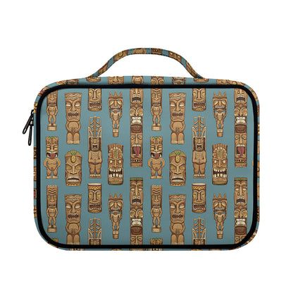 Tiki Totem Pattern Print Briefcase Bible Bag
