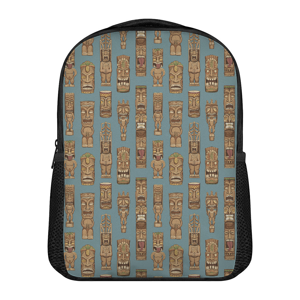 Tiki Totem Pattern Print Casual Backpack