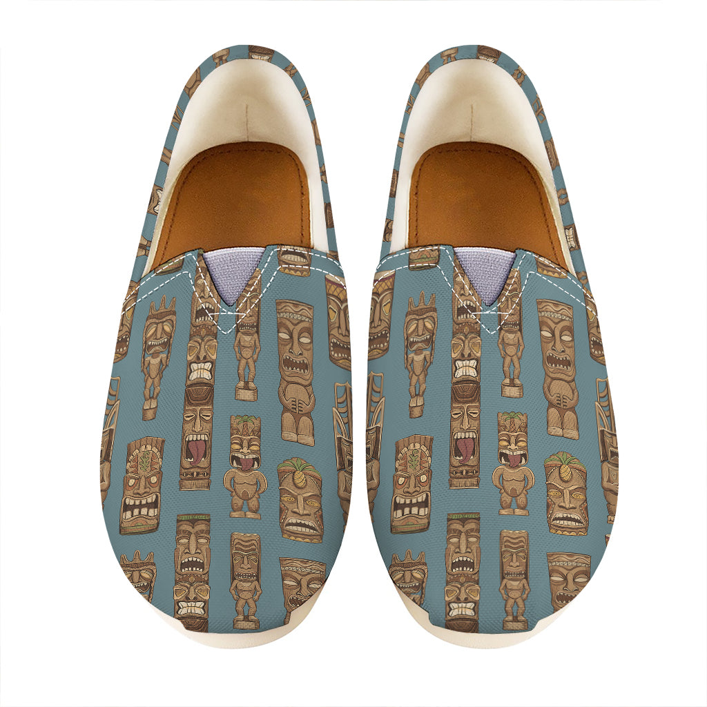 Tiki Totem Pattern Print Casual Shoes