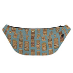 Tiki Totem Pattern Print Fanny Pack