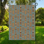 Tiki Totem Pattern Print Garden Flag