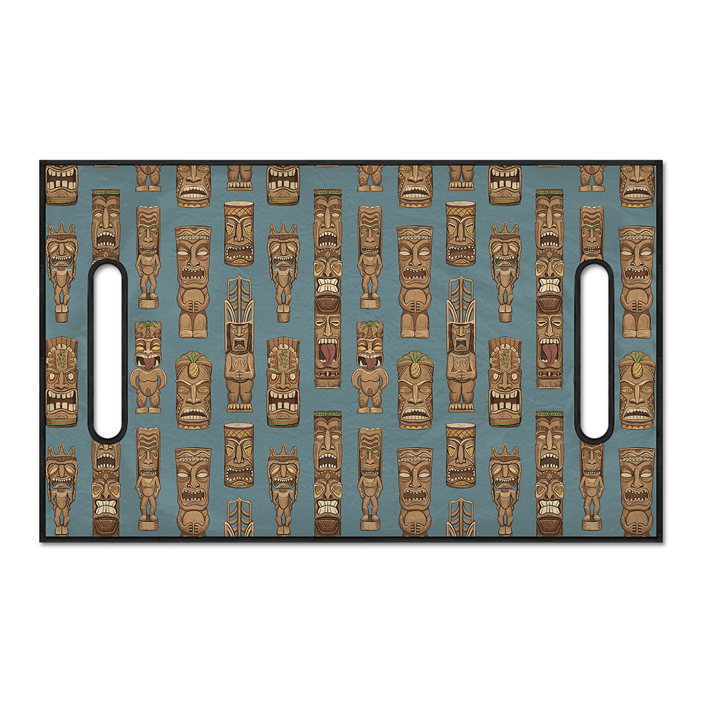 Tiki Totem Pattern Print Golf Cart Seat Cover