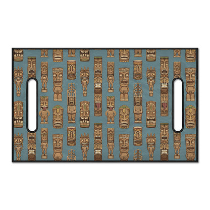 Tiki Totem Pattern Print Golf Cart Seat Cover