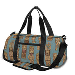 Tiki Totem Pattern Print Gym Bag