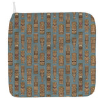 Tiki Totem Pattern Print Hand Towel