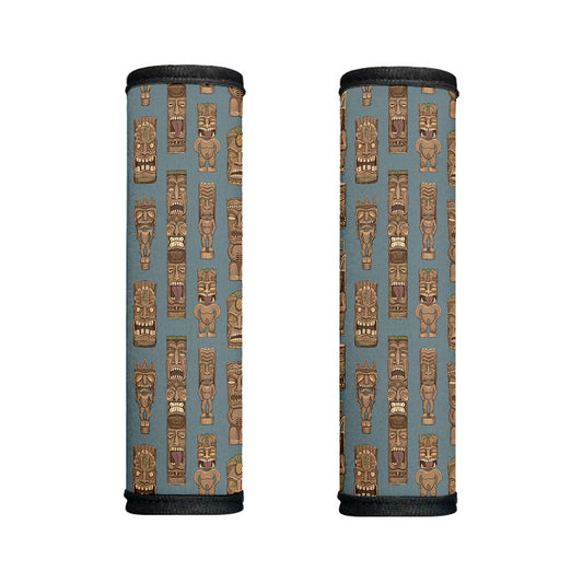 Tiki Totem Pattern Print Handle Covers