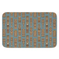 Tiki Totem Pattern Print Indoor Door Mat