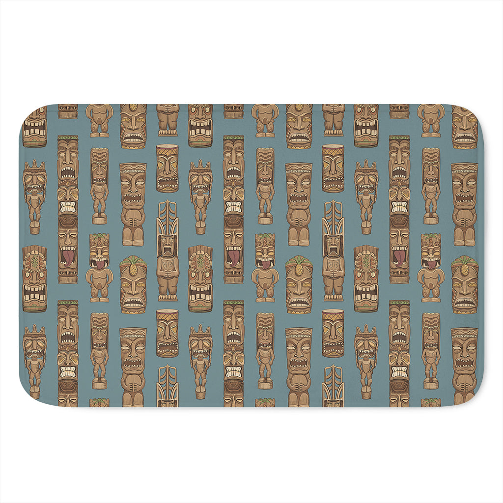 Tiki Totem Pattern Print Indoor Door Mat