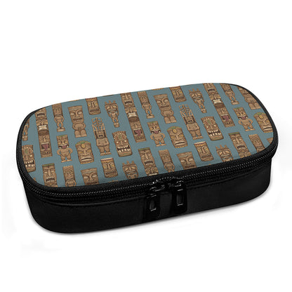 Tiki Totem Pattern Print Insulin Cooler Travel Case