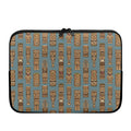 Tiki Totem Pattern Print Laptop Sleeve