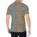 Tiki Totem Pattern Print Men's Shirt