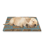 Tiki Totem Pattern Print Pet Cooling Mat Cover
