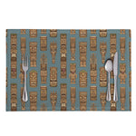 Tiki Totem Pattern Print Placemat