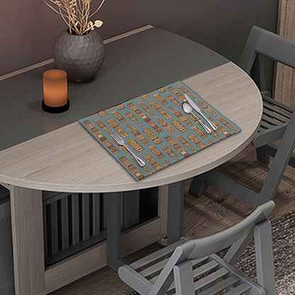 Tiki Totem Pattern Print Placemat