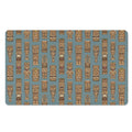 Tiki Totem Pattern Print Polyester Doormat