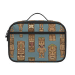 Tiki Totem Pattern Print Portable Lunch Bag