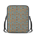Tiki Totem Pattern Print Rectangular Crossbody Bag