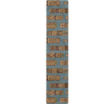 Tiki Totem Pattern Print Table Runner