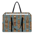 Tiki Totem Pattern Print Utility Tote Bag