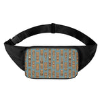 Tiki Totem Pattern Print Waist Bag