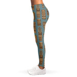 Tiki Totem Pattern Print Women's Leggings