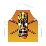 Tiki Totem Print Adjustable Apron
