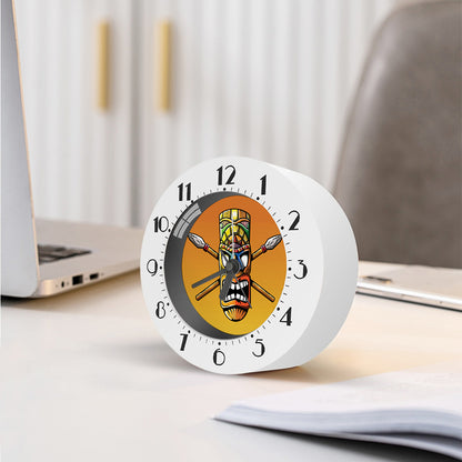 Tiki Totem Print Alarm Clock