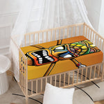 Tiki Totem Print Baby Crib Sheet