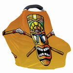 Tiki Totem Print Baby Seat Cover