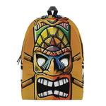 Tiki Totem Print Backpack