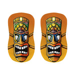 Tiki Totem Print Bar Stool Covers