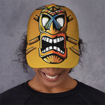 Tiki Totem Print Baseball Cap