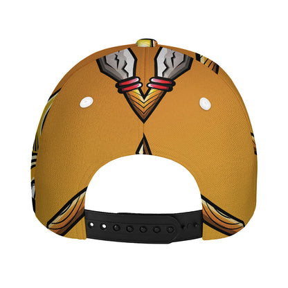 Tiki Totem Print Baseball Cap