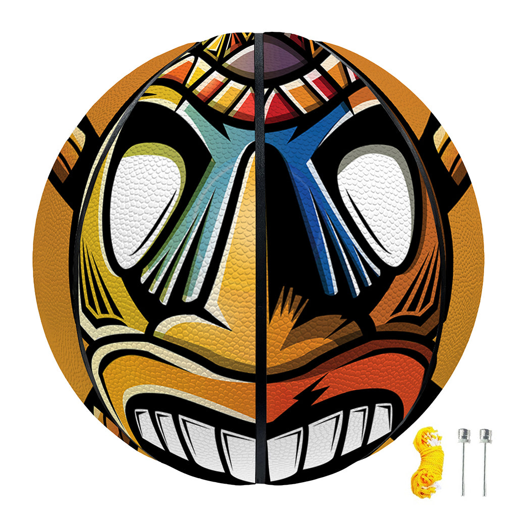 Tiki Totem Print Basketball