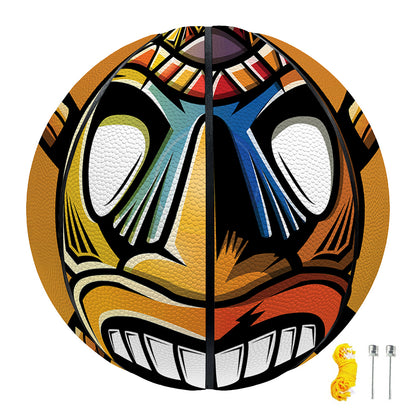 Tiki Totem Print Basketball