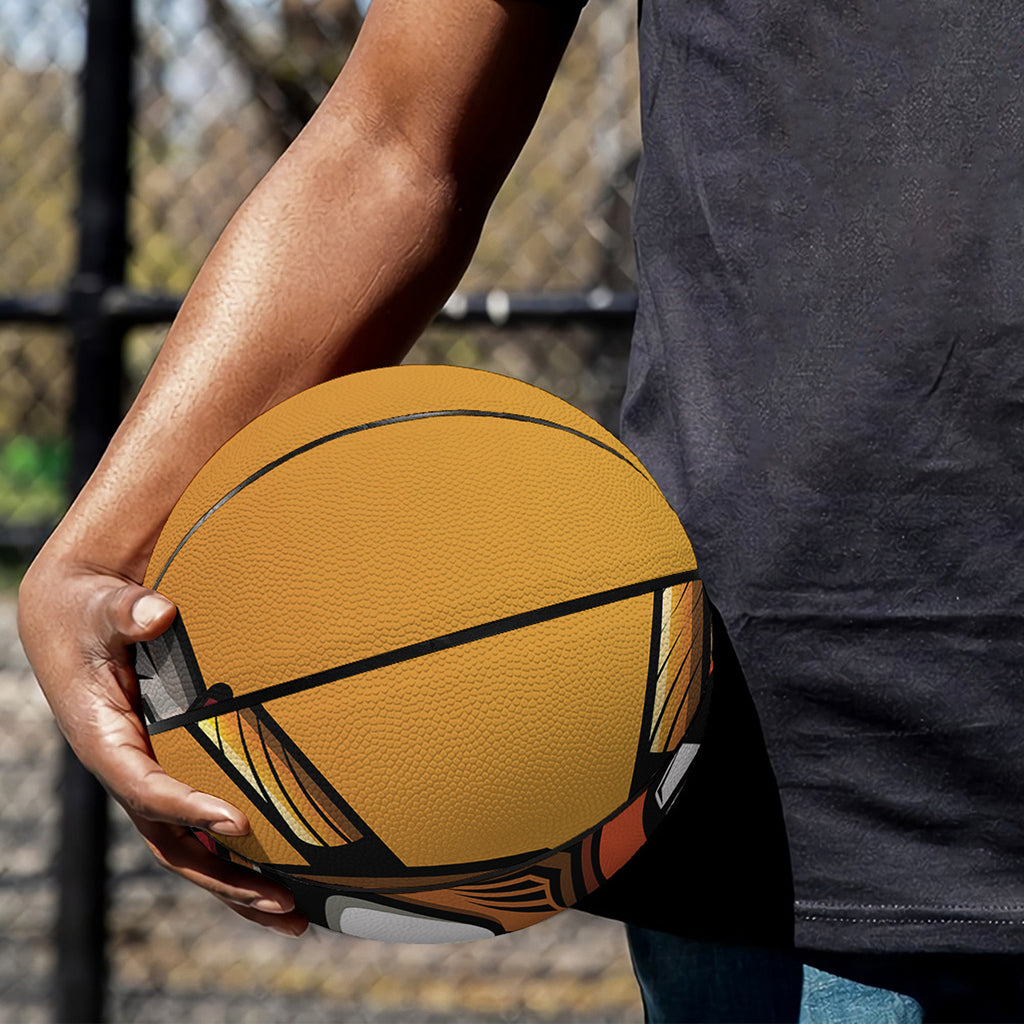 Tiki Totem Print Basketball