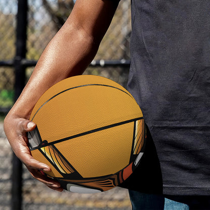 Tiki Totem Print Basketball