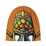 Tiki Totem Print Beanie