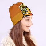 Tiki Totem Print Beanie