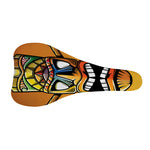 Tiki Totem Print Bicycle Seat Cover