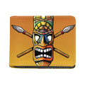 Tiki Totem Print Bifold Wallet