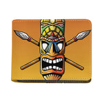 Tiki Totem Print Bifold Wallet