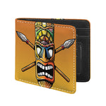 Tiki Totem Print Bifold Wallet