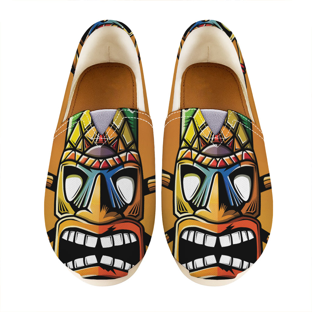 Tiki Totem Print Casual Shoes