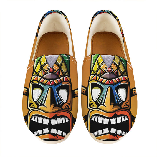 Tiki Totem Print Casual Shoes
